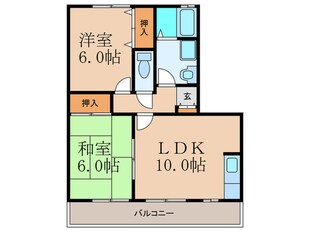 グローリー中村の物件間取画像